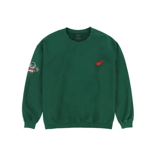 TRAVIS SCOTT Зеленый Унисекс Свитшоты