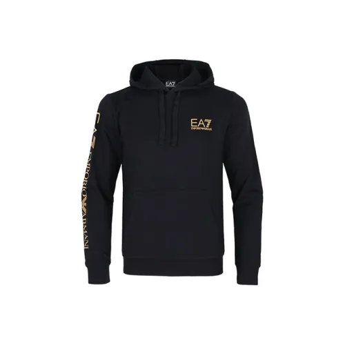 EMPORIO ARMANI EA7 Толстовка Мужской Черный