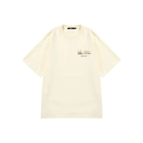 GENANX T-Shirt Унисекс Бежевый Желтый