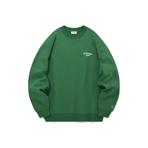 COVERNAT Ярко-зеленый унисекс свитшоты