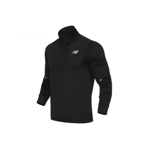 New Balance совместный бренд Run Grid Back Черный Мужской Свитшот
