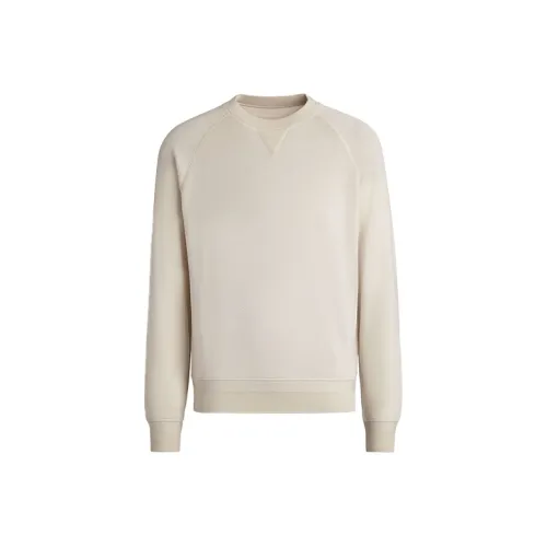 Ermenegildo Zegna Экрю Мужские Толстовки