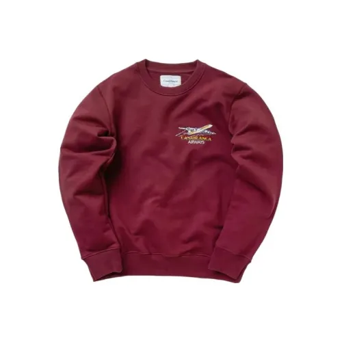 CASABLANCA Мужские Свитшоты Бордового цвета