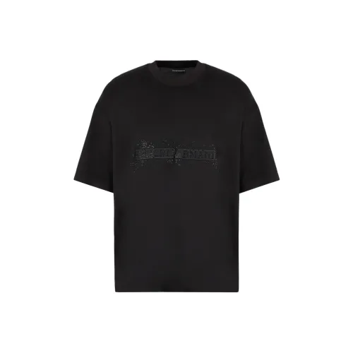 EMPORIO ARMANI SS24 T Рубашка Мужская Черная