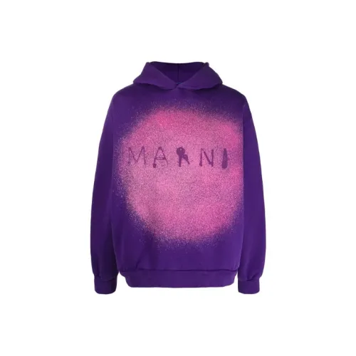 MARNI Фиолетовый Мужской Свитшот