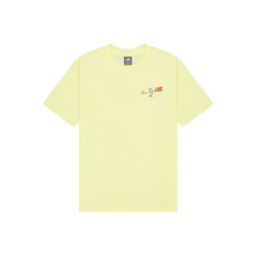 New Balance T-Shirt Мужской Ярко-Желтый