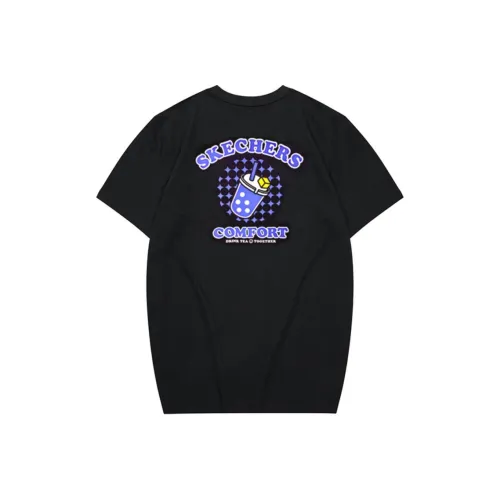 Skechers Colorful T-Shirt Унисекс Угольный Черный