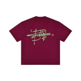 Бордовый (Зеленый с принтом)