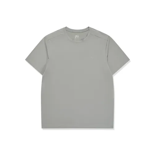 Erke ZONGXUNXILIE Бег T-Shirt Унисекс Ледниковый серый