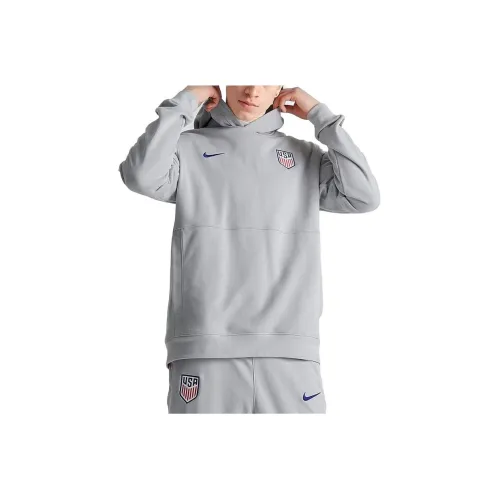 Nike Светло-дымчатый серый Мужские Свитшоты