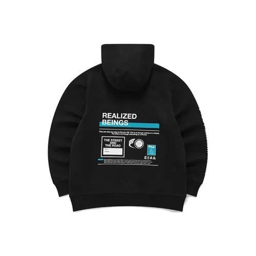 FILA MIHARA YASUHIRO Collaboration Collection Глубокий черный Мужские Свитшоты