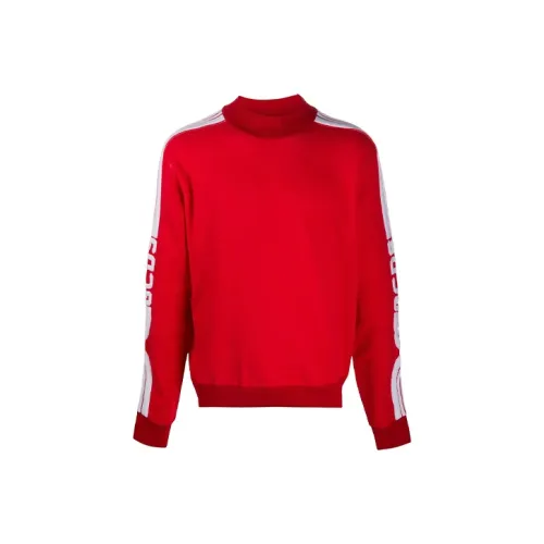 GCDS Red Men's Sweatshirts GCDS Красный Мужские Толстовки