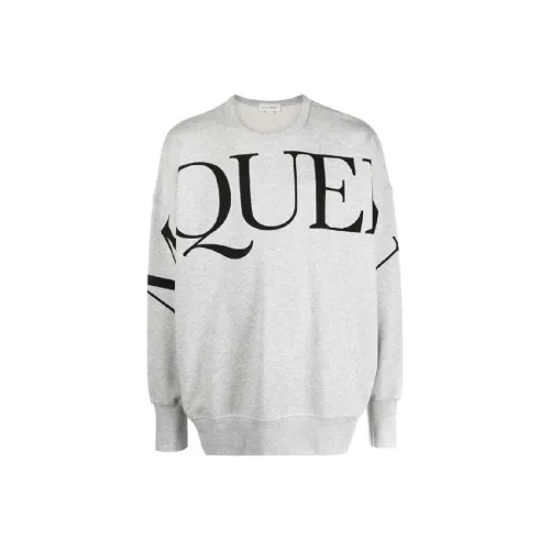 Alexander McQueen Серый Мужской Свитшот