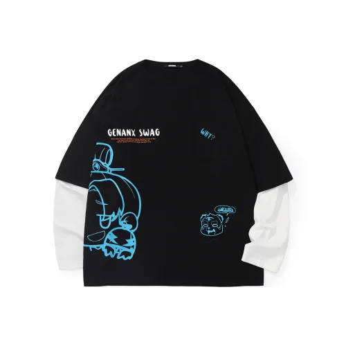 GENANX Черный Унисекс Свитшоты