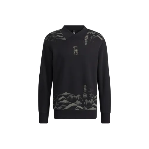 Adidas Мужские черные свитшоты