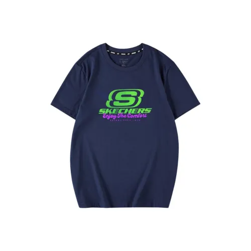 Skechers COLORFUL Средневековый синий/007D Унисекс Футболка