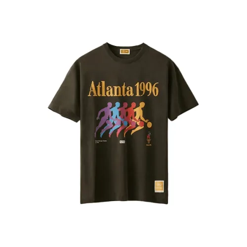 KITH USA Basketball Series SS24 Команда T Рубашка Унисекс Черный