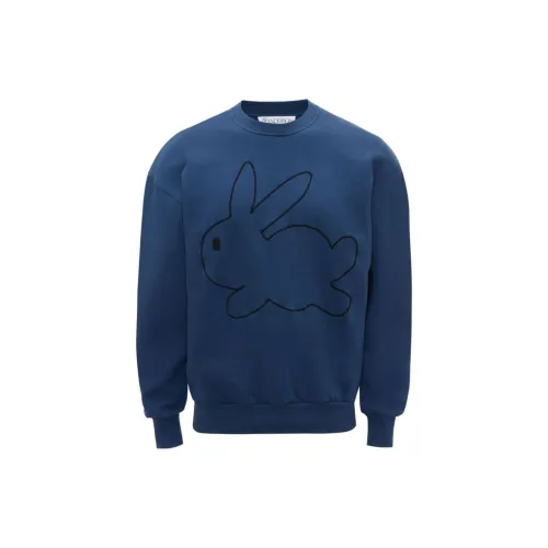 JW Anderson Синий Унисекс Свитшоты