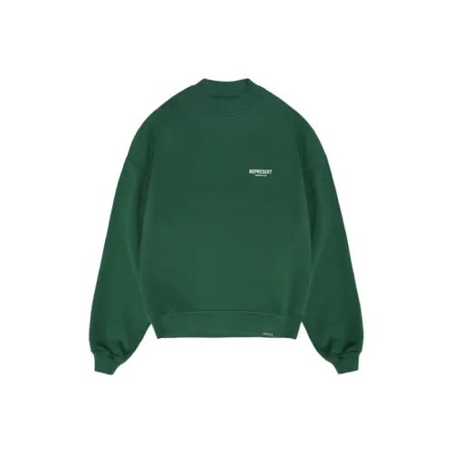 REPRESENT Зеленый Мужской Свитшот