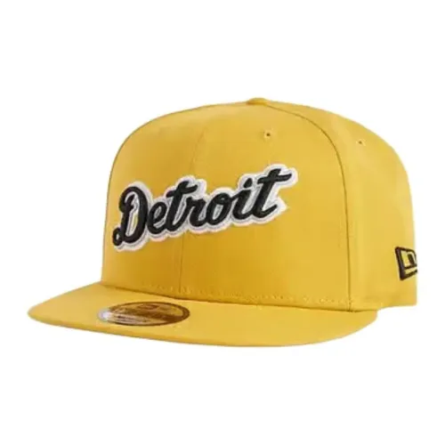 New Era Хлопковые кепки унисекс желтые