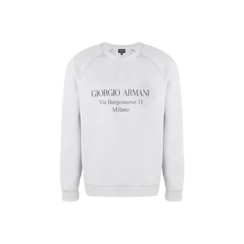GIORGIO ARMANI Серый Мужской Свитшот