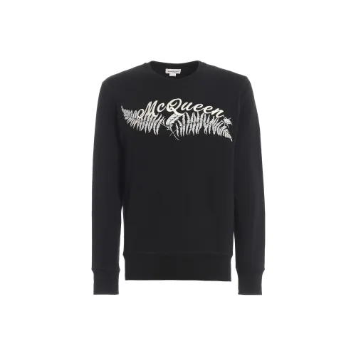 Alexander McQueen Черные Мужские Свитшоты