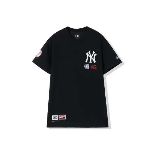 New Era Черная Унисекс Футболка