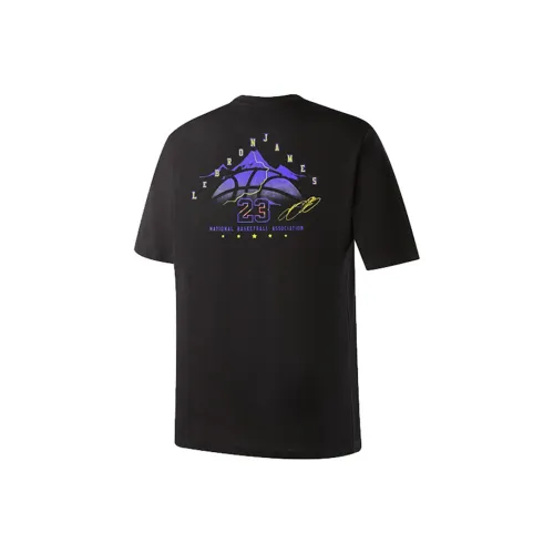 NBA Los Angeles Lakers Джеймс T-Shirt Унисекс Черный