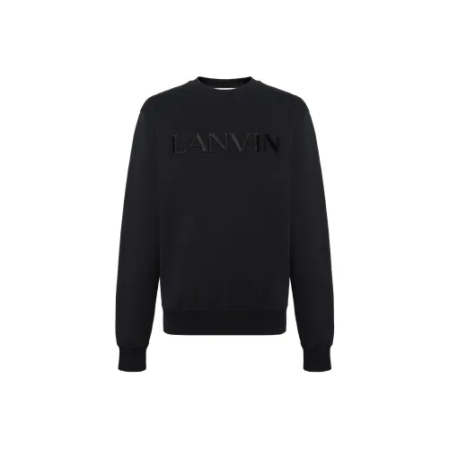 Lanvin Черные Мужские Свитшоты