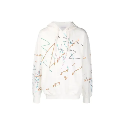 JW Anderson Белый Мужской Свитшот