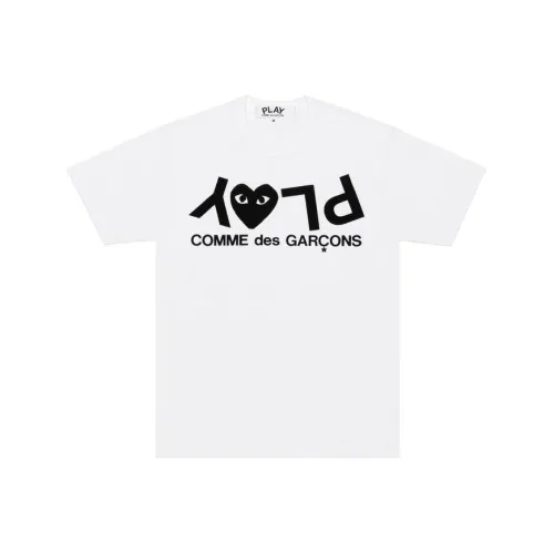 CDG Play Белая Унисекс Футболка