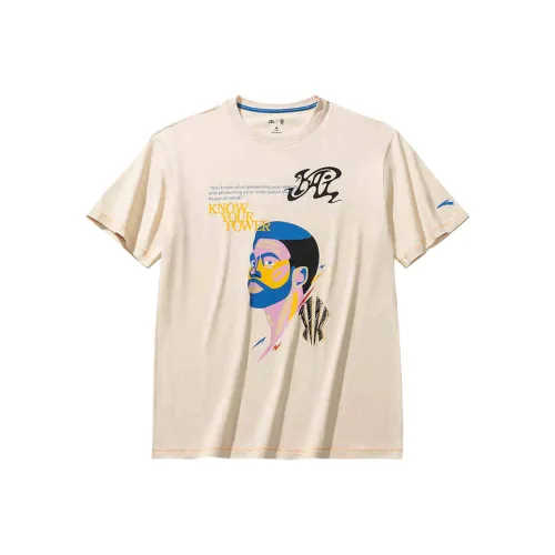 ANTA Basketball Collection Т-рубашка Унисекс Лунный Белый