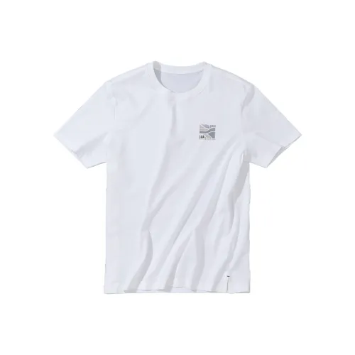 Mr.Bu Moon Белая Мужская T-Рубашка