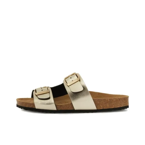 GEOX Шлепанцы Женские Золотые