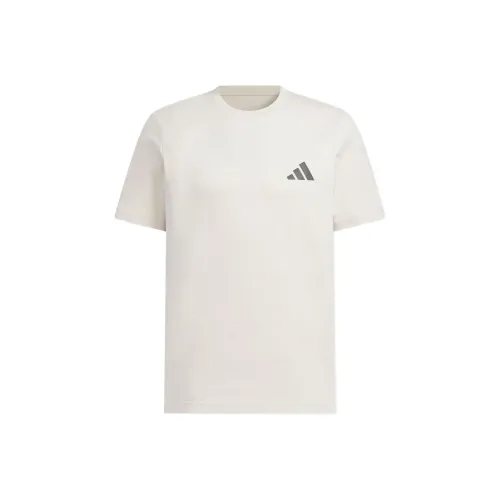 Adidas Бокситовый коричневый цвет унисекс футболки
