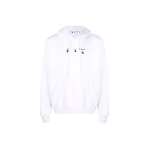 Off Белый FW21 Белый Мужские Толстовки
