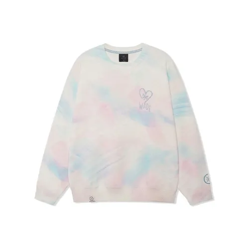 LINING Толстовка Осенняя Унисекс Белая