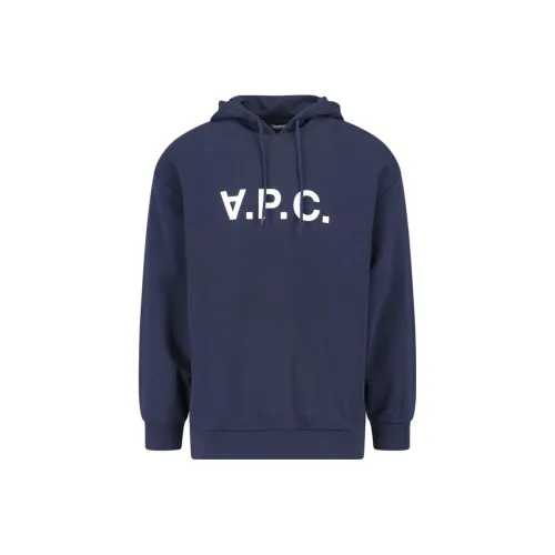 A.P.C Толстовка Мужская Морской Синий