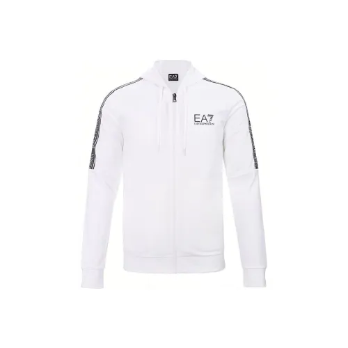 EMPORIO ARMANI EA7 Свитшот Мужской Белый
