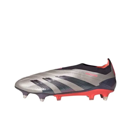 Adidas Predator Elite Slip-Resistant Abrasion-Resistant Футбольные бутсы Мужские Серый Золото Черный