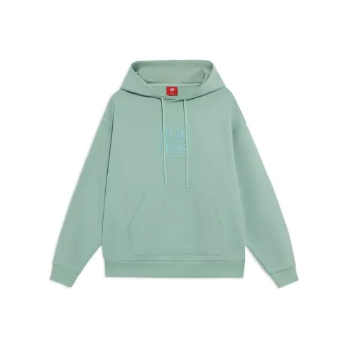 LINING Зеленая Унисекс Толстовка