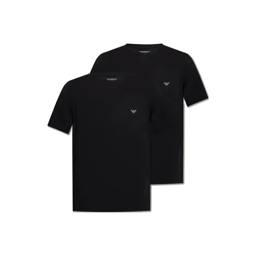 EMPORIO ARMANI T-рубашка мужская 2 упаковки черный