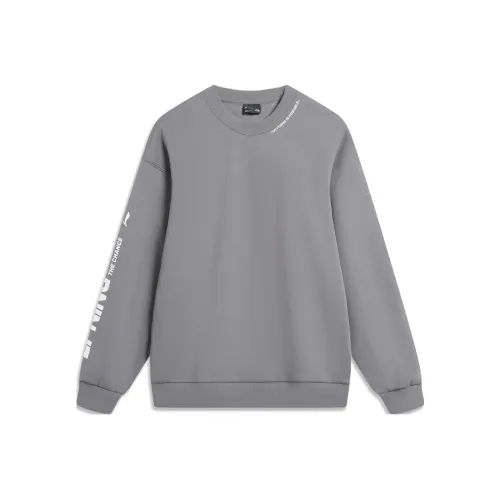 LINING Sports Fashion Collection Толстовка Унисекс Дымчатый чернильный Серый