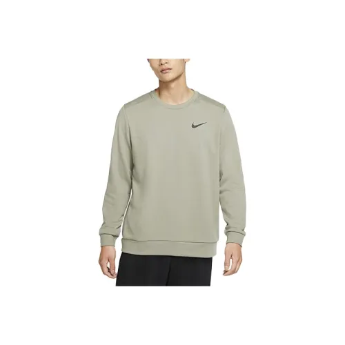 Nike Светло-армейский зеленый Мужские Свитшоты