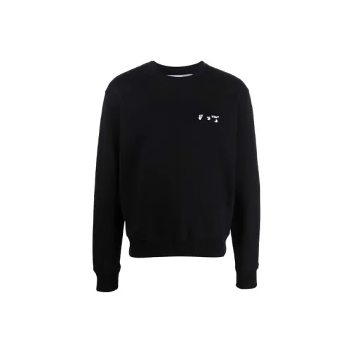 Off Белый FW21 Черный Мужские Толстовки