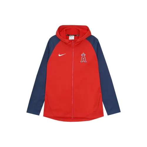 Nike X Mlb Base Logo Co Бренд Толстовка Унисекс Красный