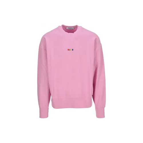MSGM Розовый Мужской Свитшот