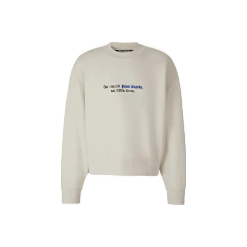 PALM ANGELS Бежевый Мужской Свитшот