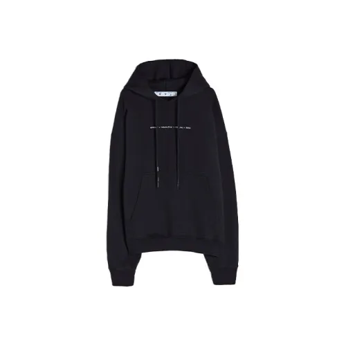 Off Белый FW21 Толстовка Мужской Черный