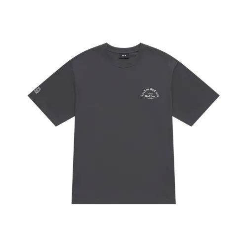 MLB Boston Red Sox Basic Collection SS25 T-Shirt Унисекс Угольный Серый